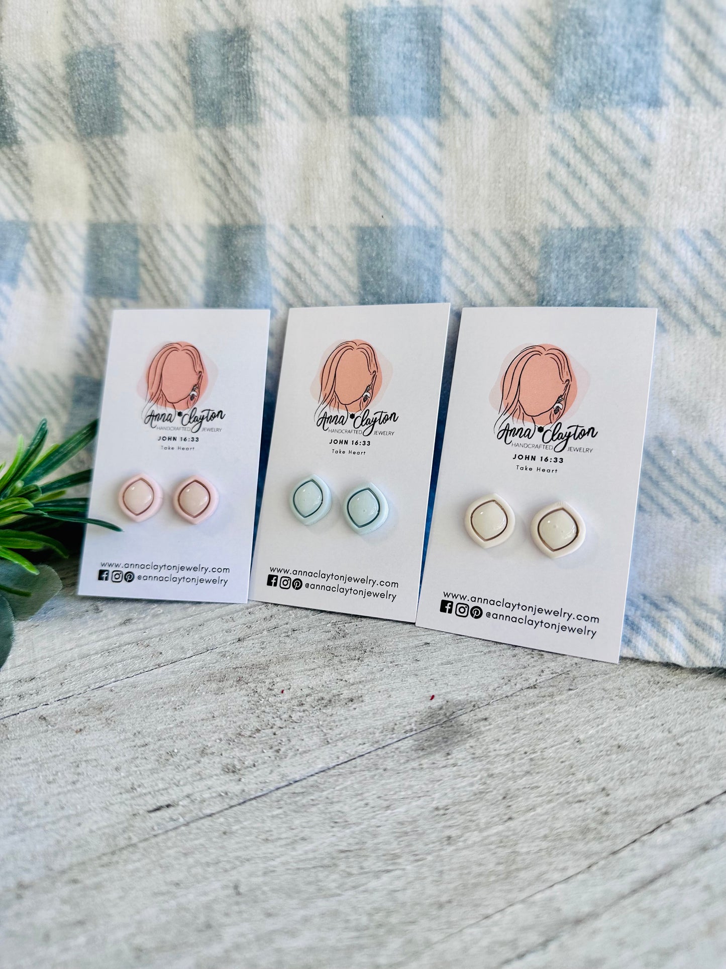 Pastel Spring Studs (3 colors)
