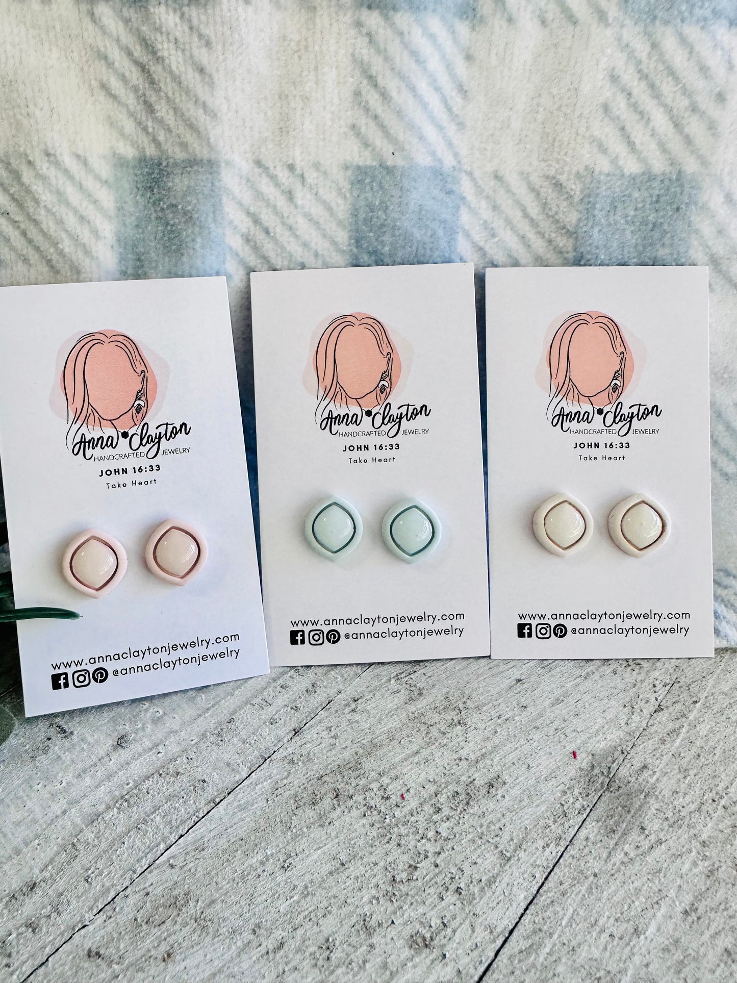 Pastel Spring Studs (3 colors)
