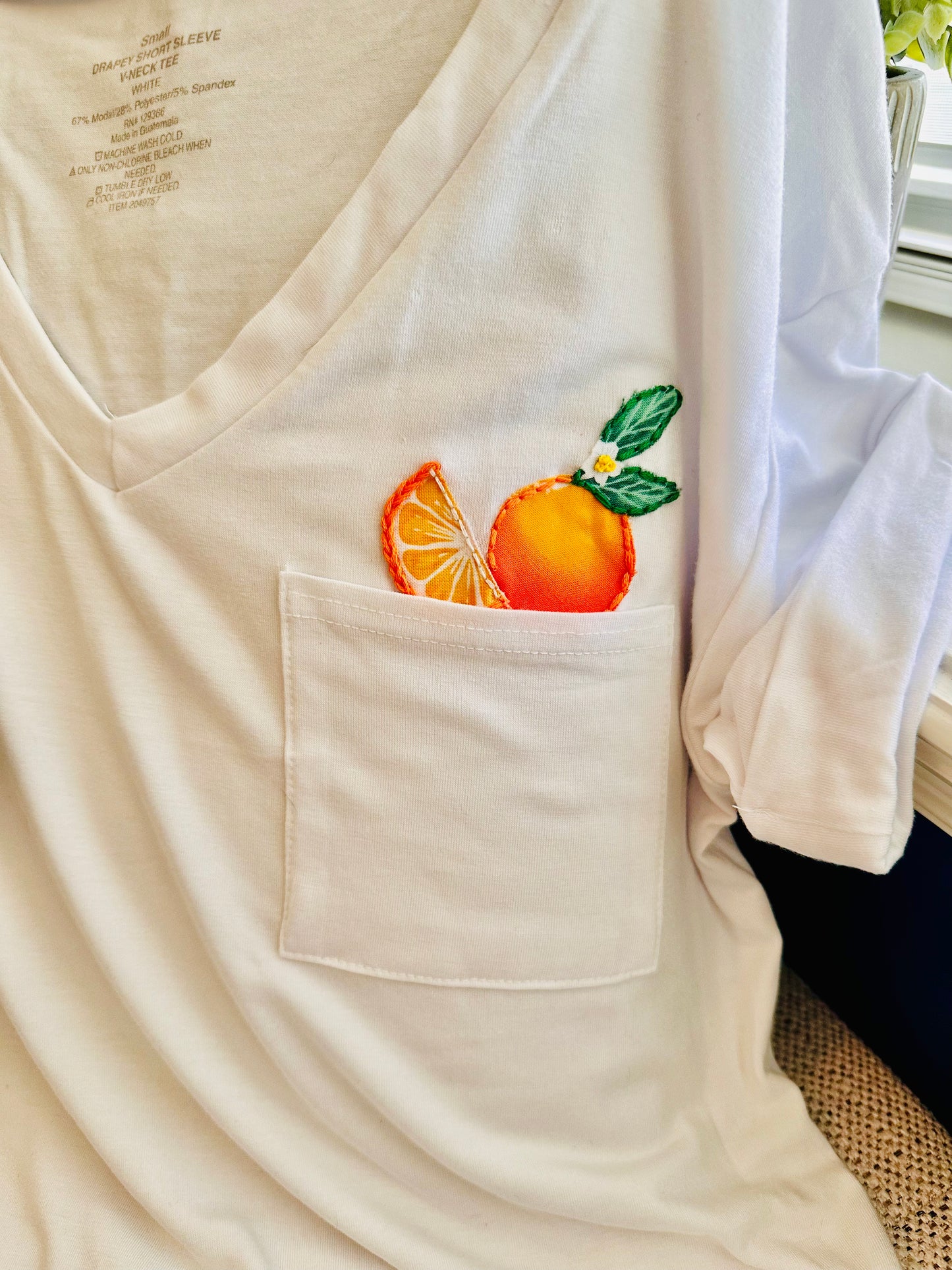 Orange Blossom Pocket T-shirt